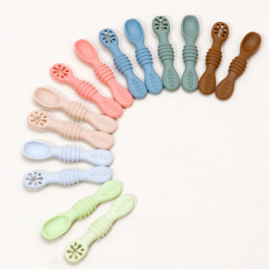 Set de Pre-cucharas de Silicona para Bebés