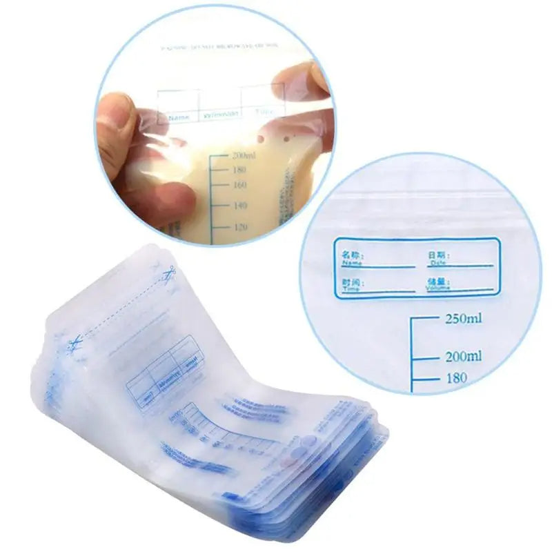 Pack 60 Bolsas Para Almacenar Leche Materna – 250 Ml