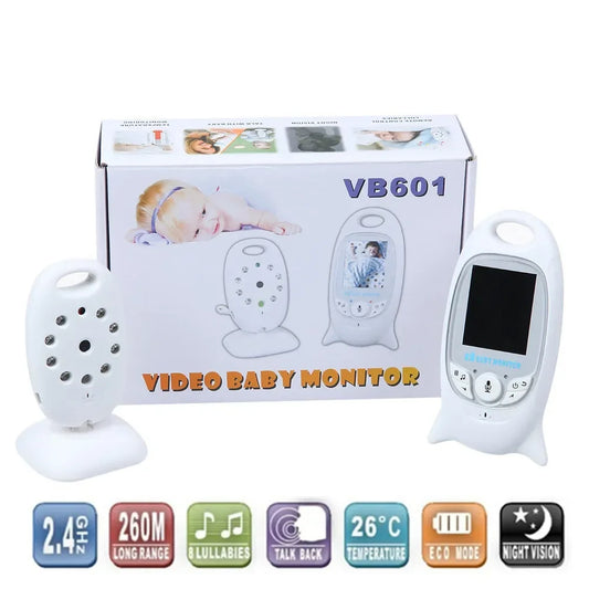 Monitor para bebés inalámbrico Baby Monitor VB601 blanco con cámara voltaje 220V
