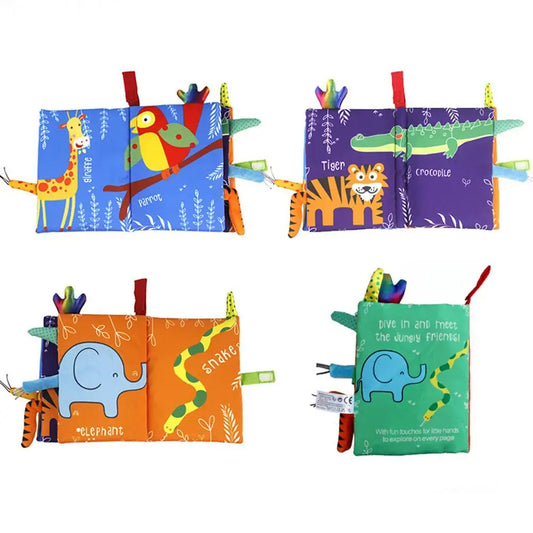 Libro Sensorial para Bebés – Estimulación Temprana en Inglés