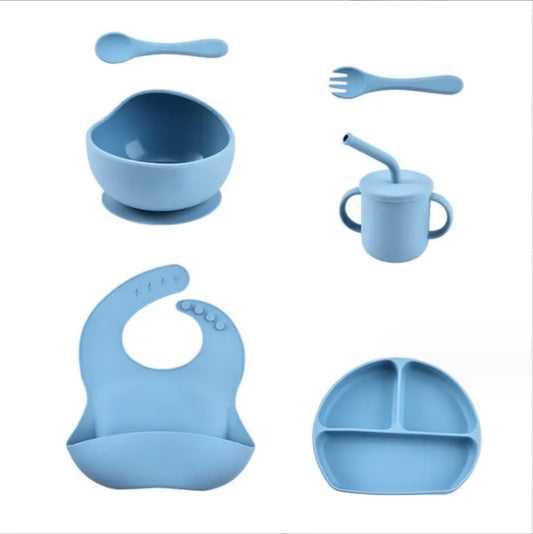 Set de Alimentación Silicona Bebés