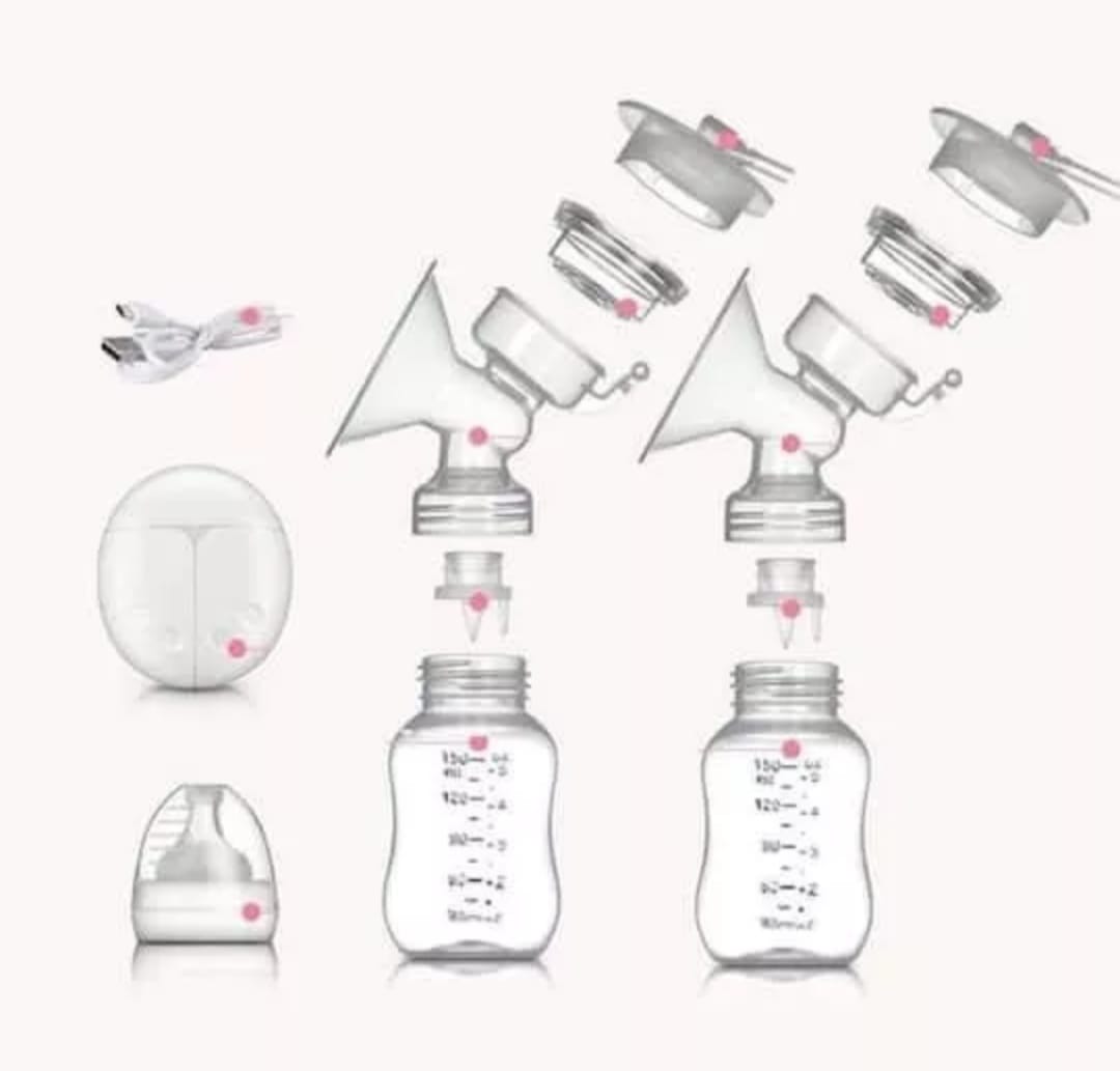 Extractor Leche Materna Eléctrico Doble + 30 Bolsas de Almacenar