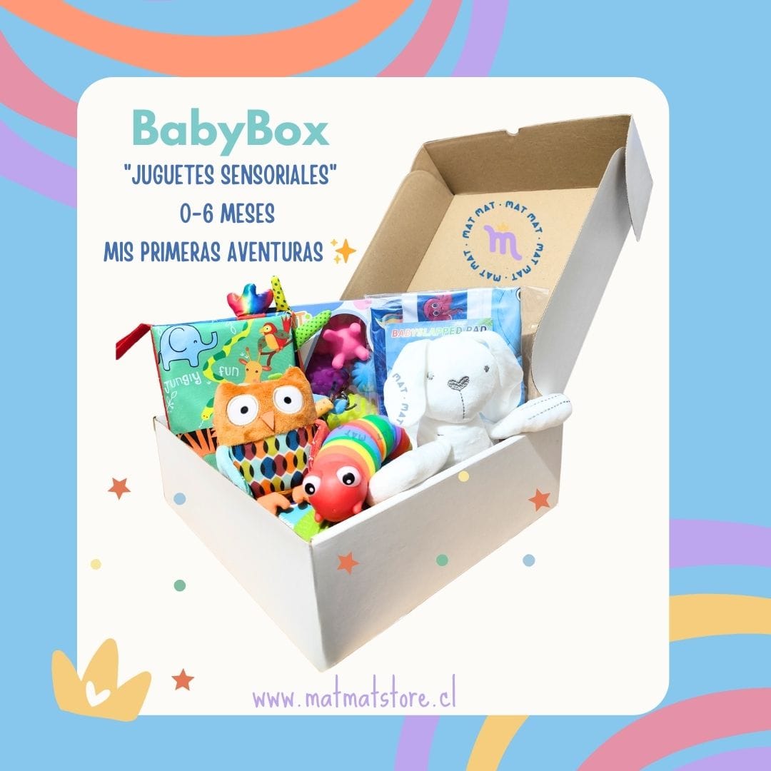 Baby Box Juguetes Sensoriales 0-6 Meses Mis Primeras Aventuras