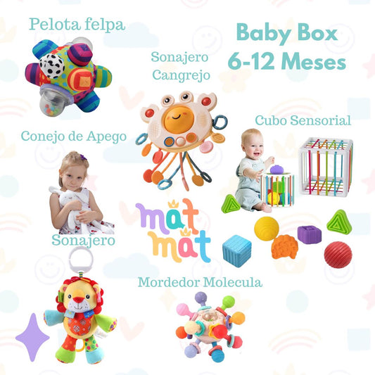 Baby Box Juguetes Sensoriales 6-12 Mundo de Colores