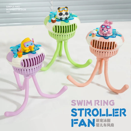 Mini Ventilador Usb Portátil Recargable Coche Bebes Paseo