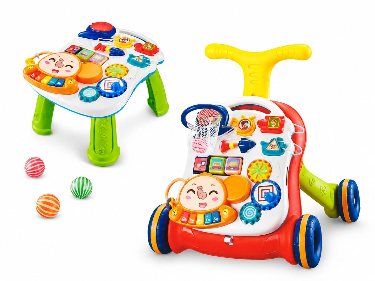 Andador Para Bebes, Corre Pasillo Caminadora Con Mesa 2 En 1