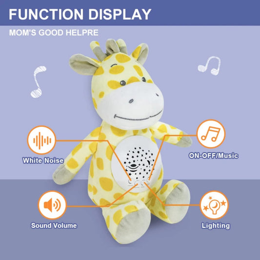 Jirafa Peluche Para dormir con luces y música