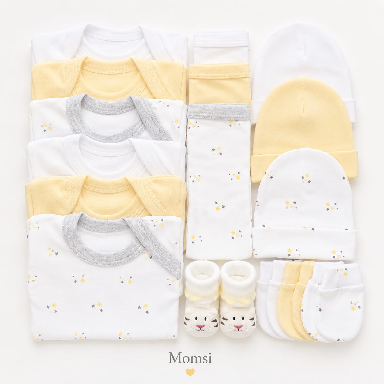 Ajuar Set De Nacimiento Bebé Niño 0-3 Meses ( 15 Piezas).