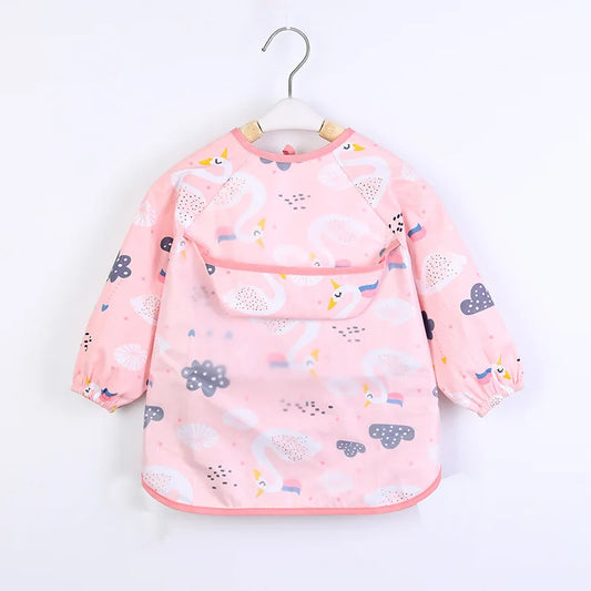 Delantal Babero Impermeable Manga Larga