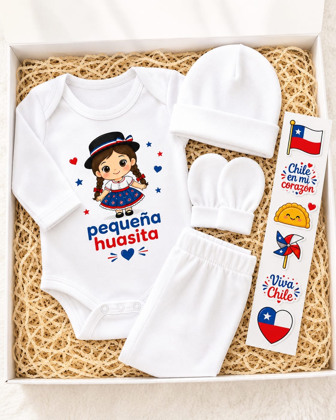 Ajuar Fiestas Patrias para Bebé | Edición Limitada❤️🤍💙