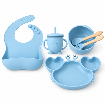 Set de Alimentación de Silicona para Bebé – 6 Piezas