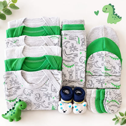 Ajuar Set De Nacimiento Bebé Niño 0-3 Meses ( 15 Piezas).