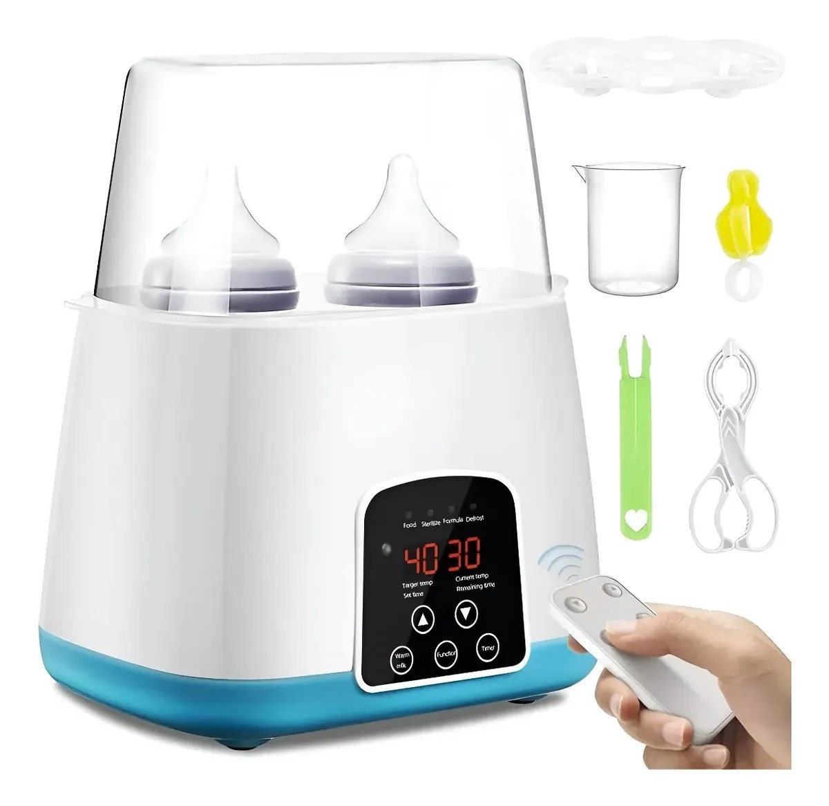 Calentador y Esterilizador de Mamaderas - 1 Control Remoto