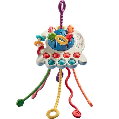 Juguete 4 en 1 Sensorial Montessori  Cuerda