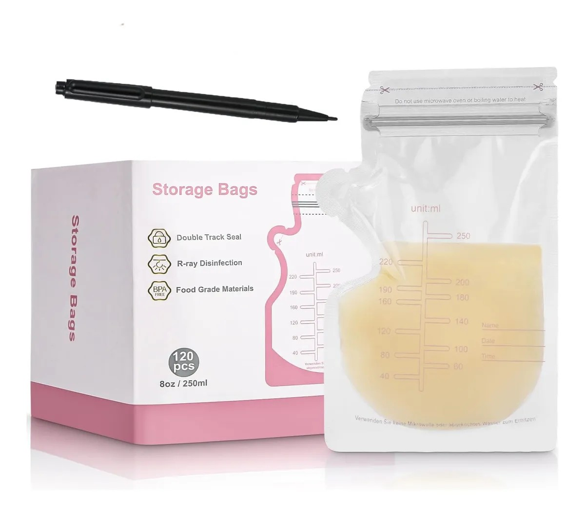 Bolsas para Leche Materna X 30 Unid. Desechables